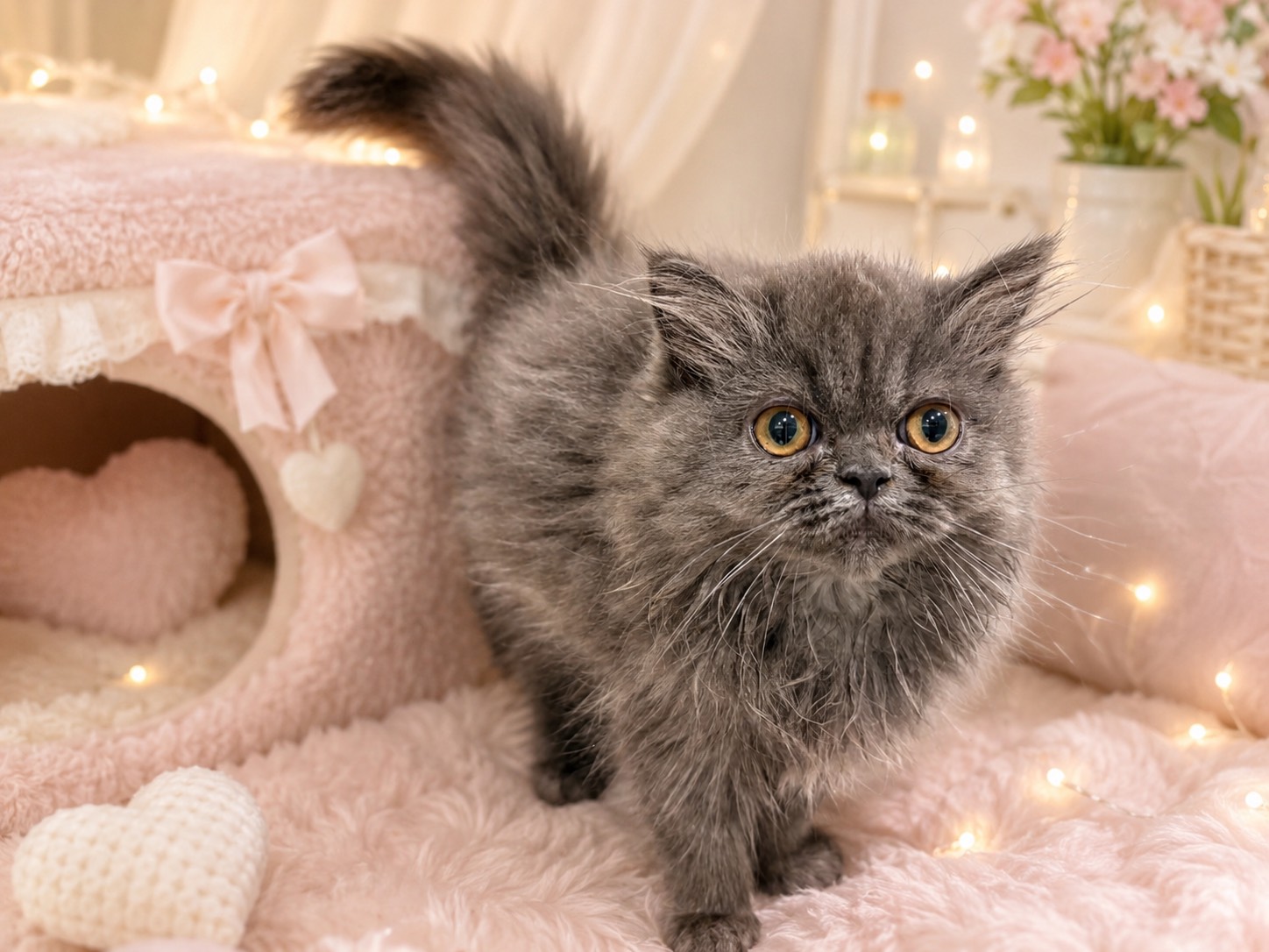 福島県のラガマフィン (ペッツワン郡山富田店/2026年4月18日生まれ/女の子/ブルー)の子猫