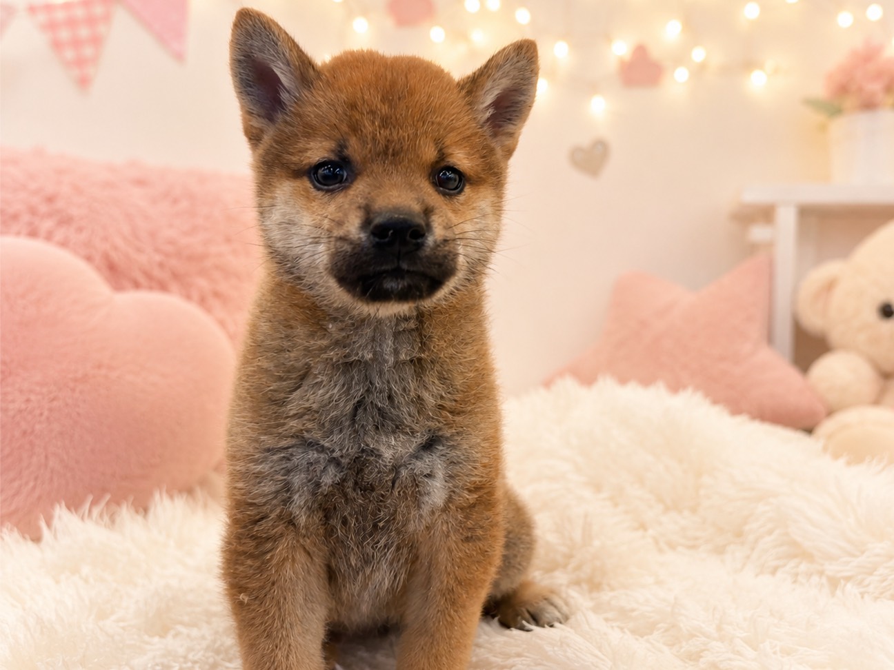 福島県の柴犬(標準サイズ) (ペッツワン郡山富田店/2026年5月8日生まれ/男の子/赤)の子犬