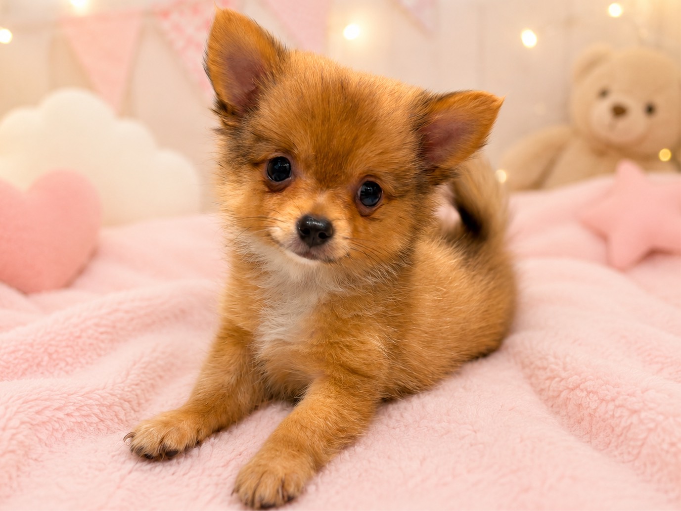 福島県のハーフ犬・ミックス犬 (ペッツワン郡山富田店/2026年5月30日生まれ/女の子/オレンジセーブル)の子犬